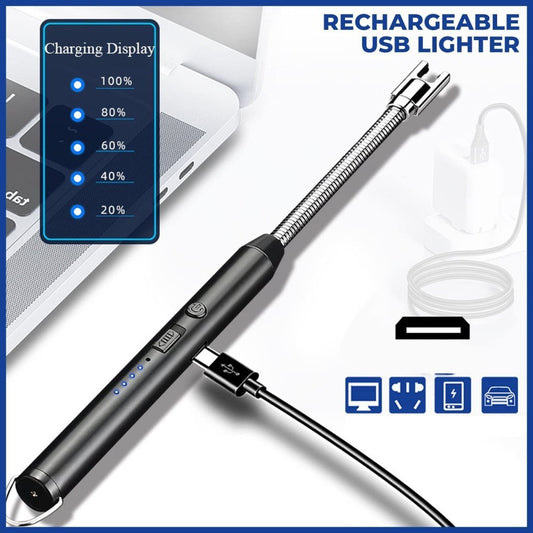 Rechargeable Usb Electric Gas Lighter Kitchenware